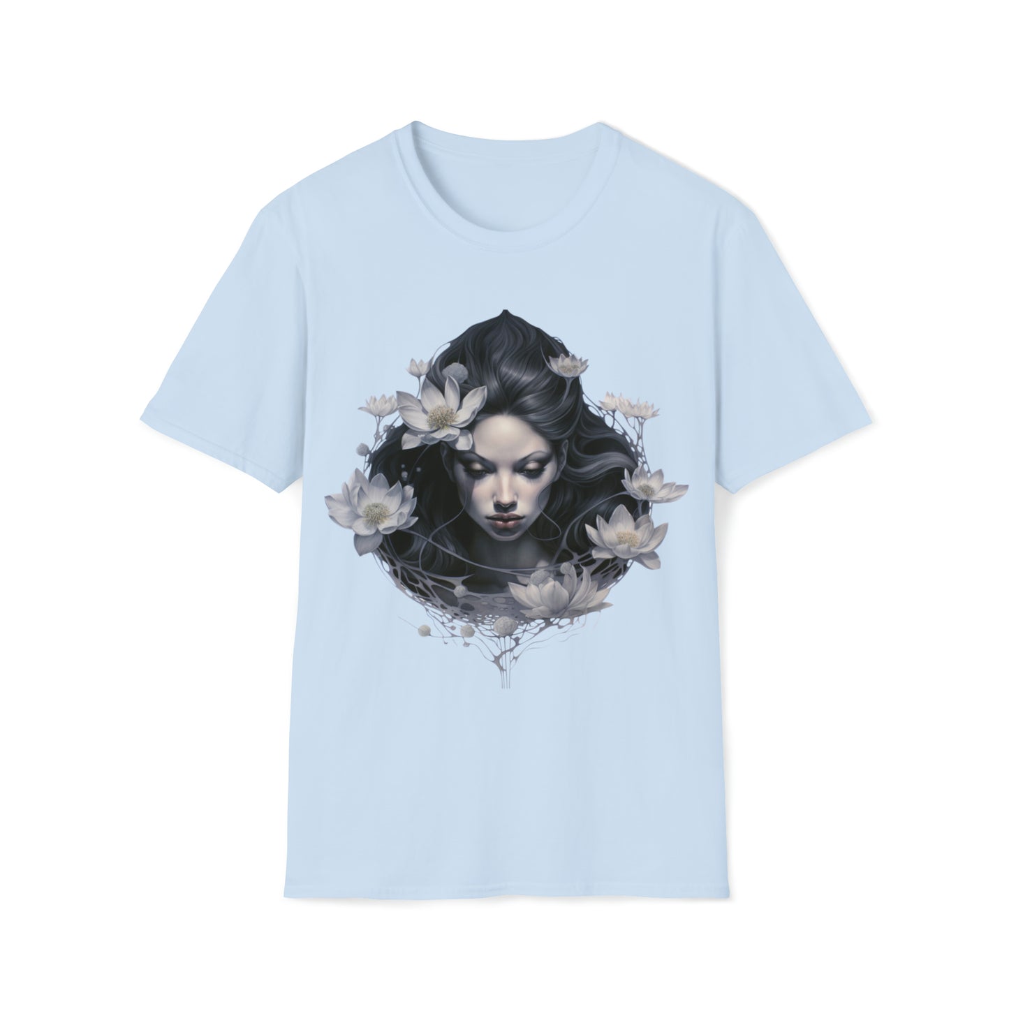 Lotus Blossom Horror Dark Fairy T-Shirt, Fairycore, Gift for her.