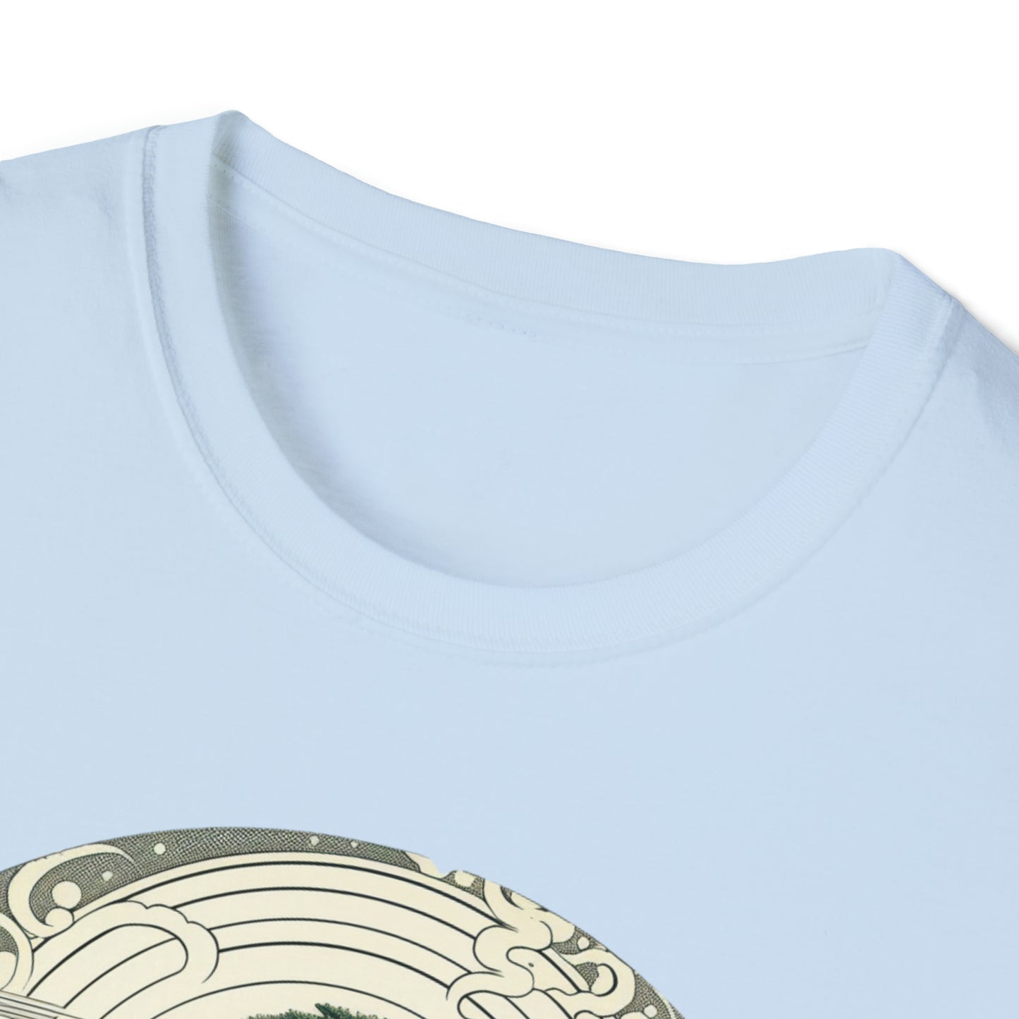 Green Zen Garden Tee Shirt, Meditate by the Serene Pond, Green Zen Garden Tee, Meditation Pond Shirt, Serene Nature Tee, Mindfulness Apparel