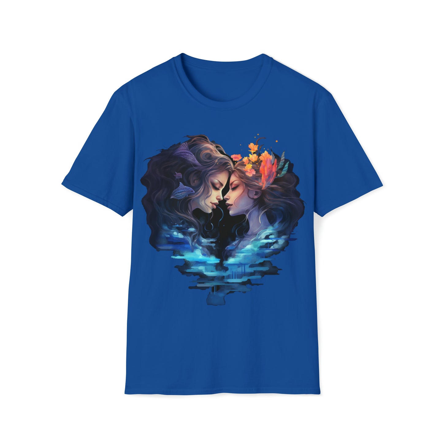 Mermaid Love Tee Shirt - Dive into the Sea of Romance!