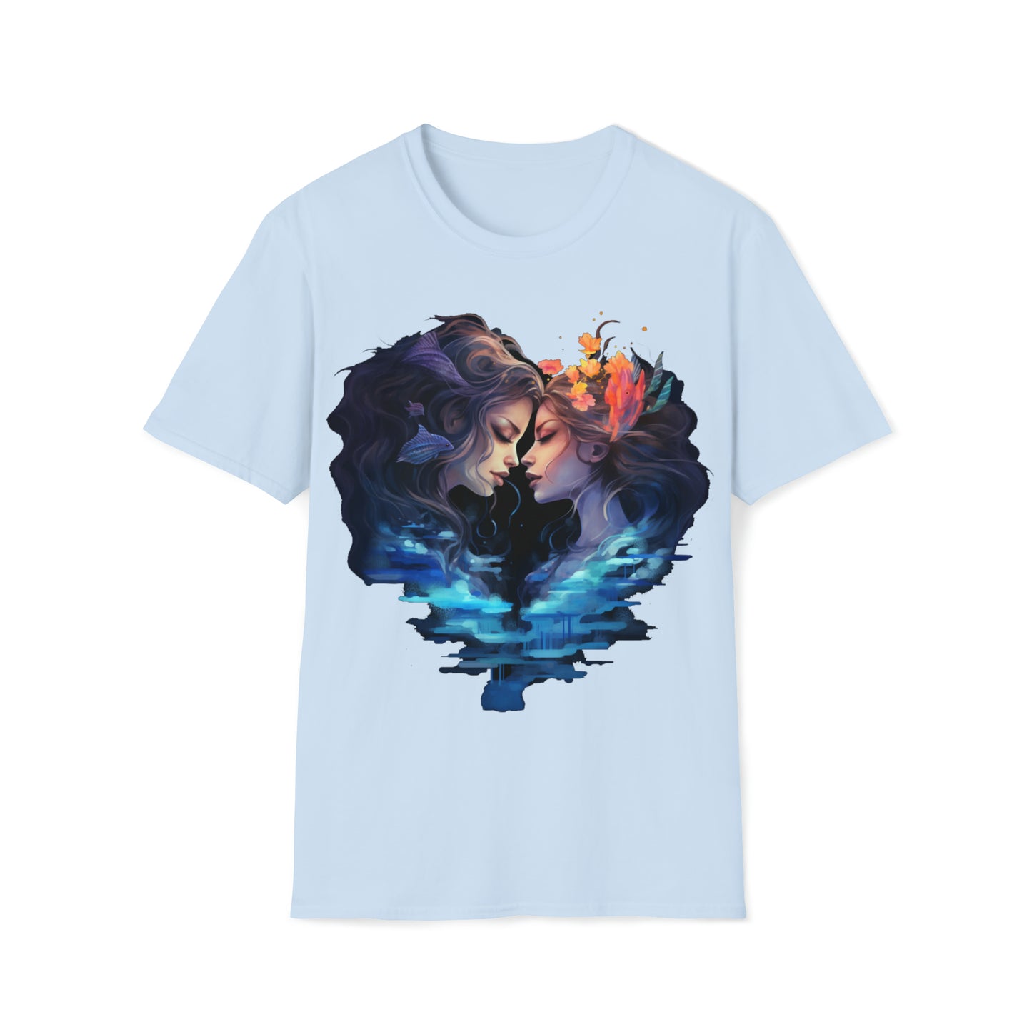 Mermaid Love Tee Shirt - Dive into the Sea of Romance!