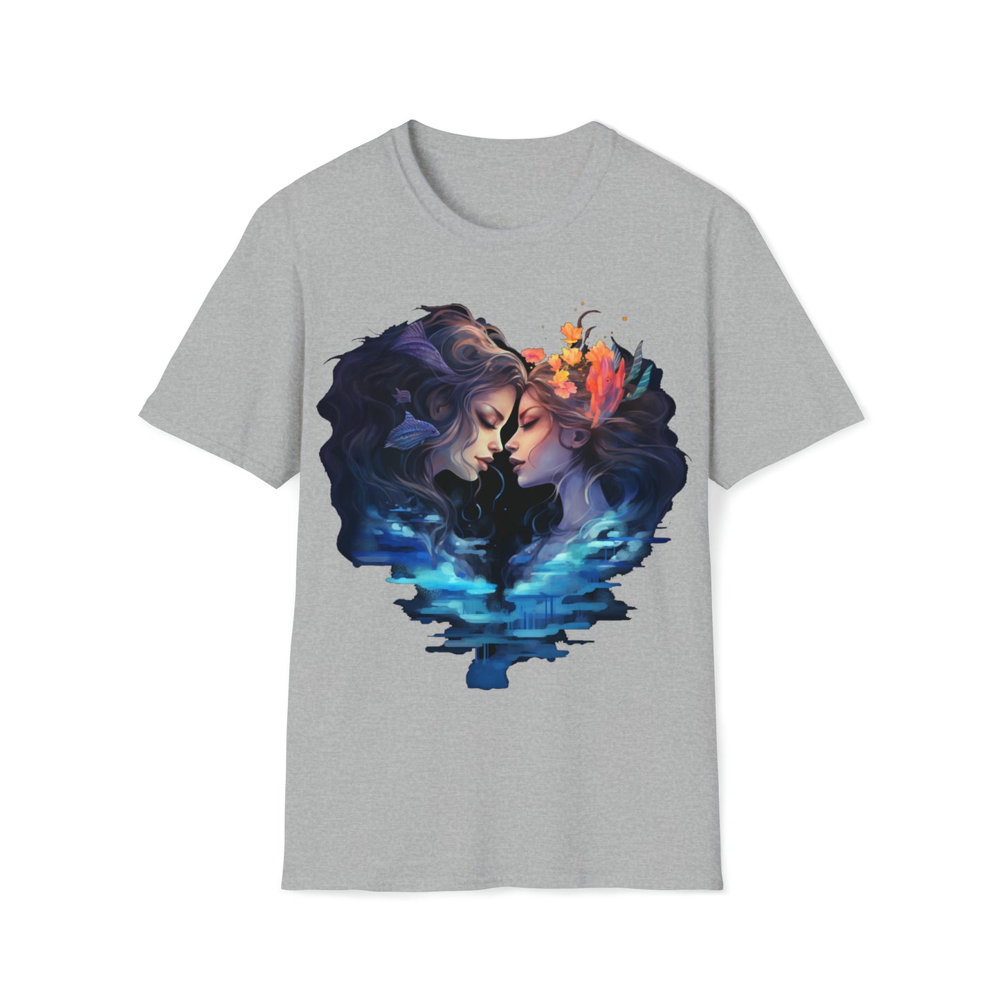 Mermaid Love Tee Shirt - Dive into the Sea of Romance!