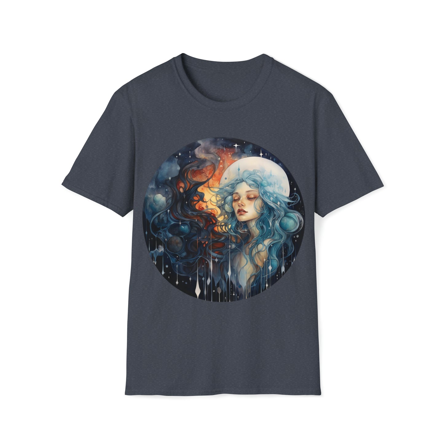 Cosmic Horror Dark Fairies - Enchanting Watercolor Art T-Shirt, Fairycore, Whimsical Dark Fairies, Dark Fae,