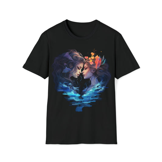 Mermaid Love Tee Shirt - Dive into the Sea of Romance!