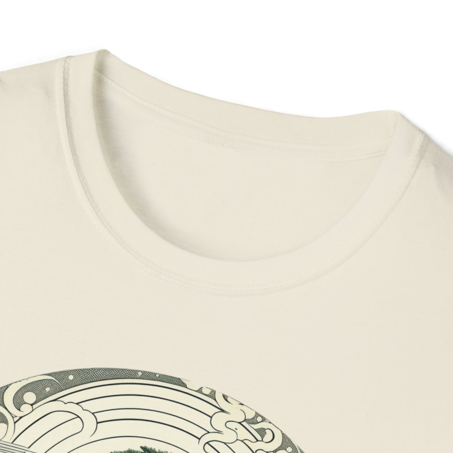 Green Zen Garden Tee Shirt, Meditate by the Serene Pond, Green Zen Garden Tee, Meditation Pond Shirt, Serene Nature Tee, Mindfulness Apparel