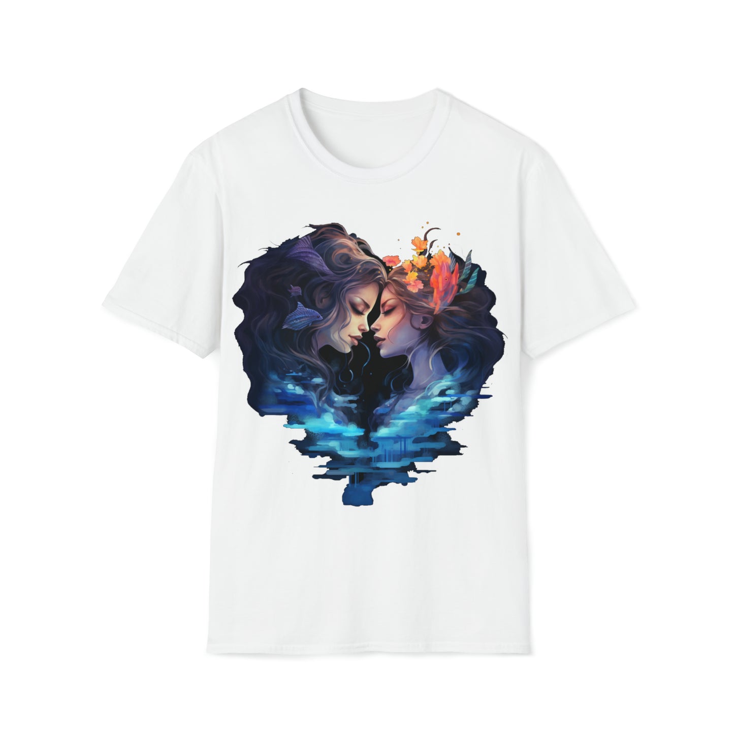 Mermaid Love Tee Shirt - Dive into the Sea of Romance!