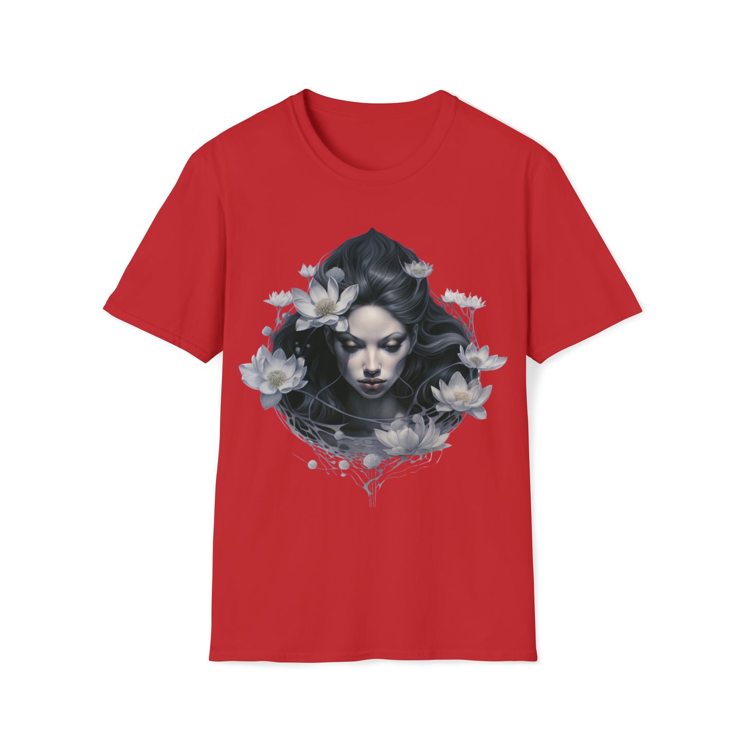 Lotus Blossom Horror Dark Fairy T-Shirt, Fairycore, Gift for her.