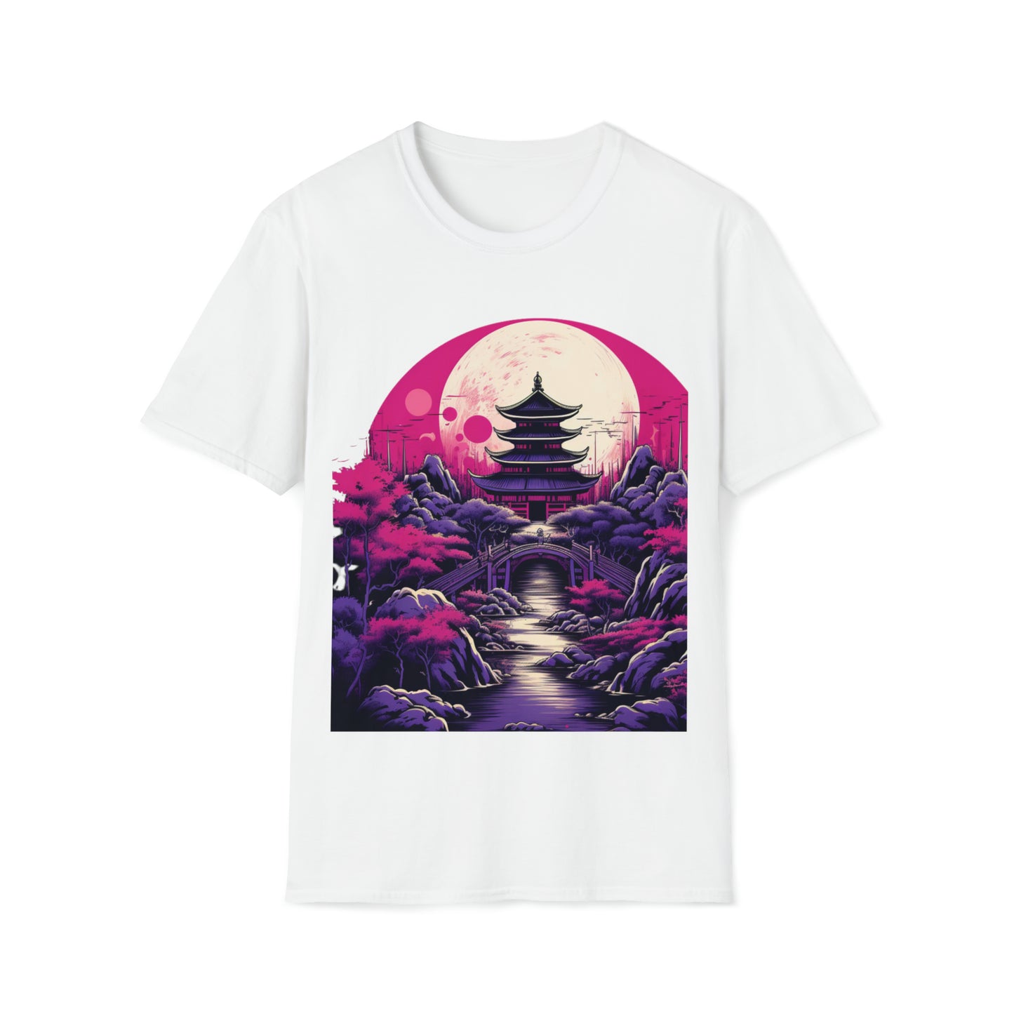 Sacredelic Zen Garden Tee Shirt - Zen Techno Harmony for Mindful Souls! Sacredelic Tee Shirt, Zen Garden Techno, Mindful Soul Shirt, Harmon