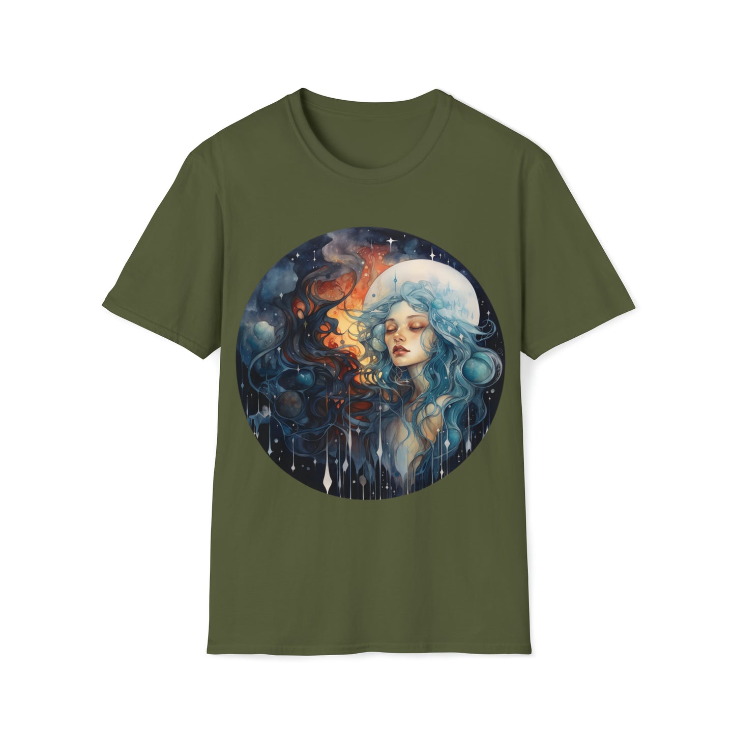 Cosmic Horror Dark Fairies - Enchanting Watercolor Art T-Shirt, Fairycore, Whimsical Dark Fairies, Dark Fae,