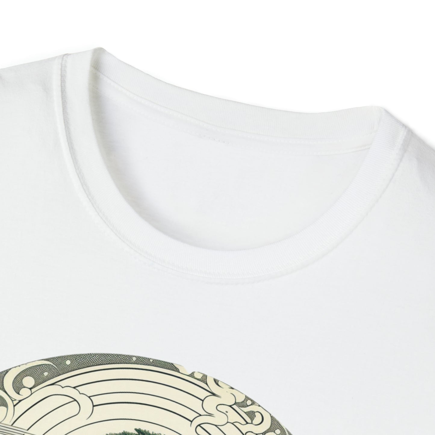 Green Zen Garden Tee Shirt, Meditate by the Serene Pond, Green Zen Garden Tee, Meditation Pond Shirt, Serene Nature Tee, Mindfulness Apparel