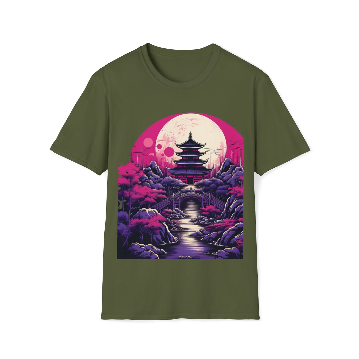 Sacredelic Zen Garden Tee Shirt - Zen Techno Harmony for Mindful Souls! Sacredelic Tee Shirt, Zen Garden Techno, Mindful Soul Shirt, Harmon