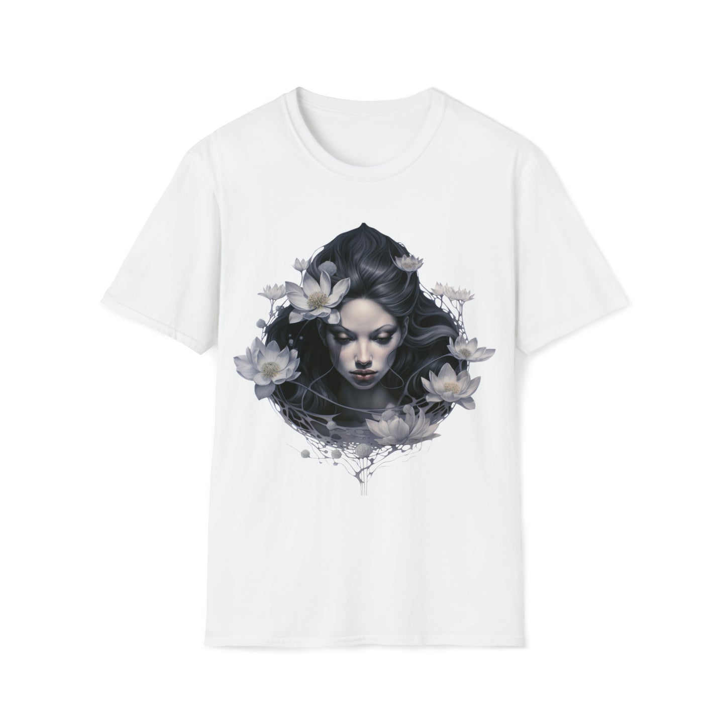 Lotus Blossom Horror Dark Fairy T-Shirt, Fairycore, Gift for her.