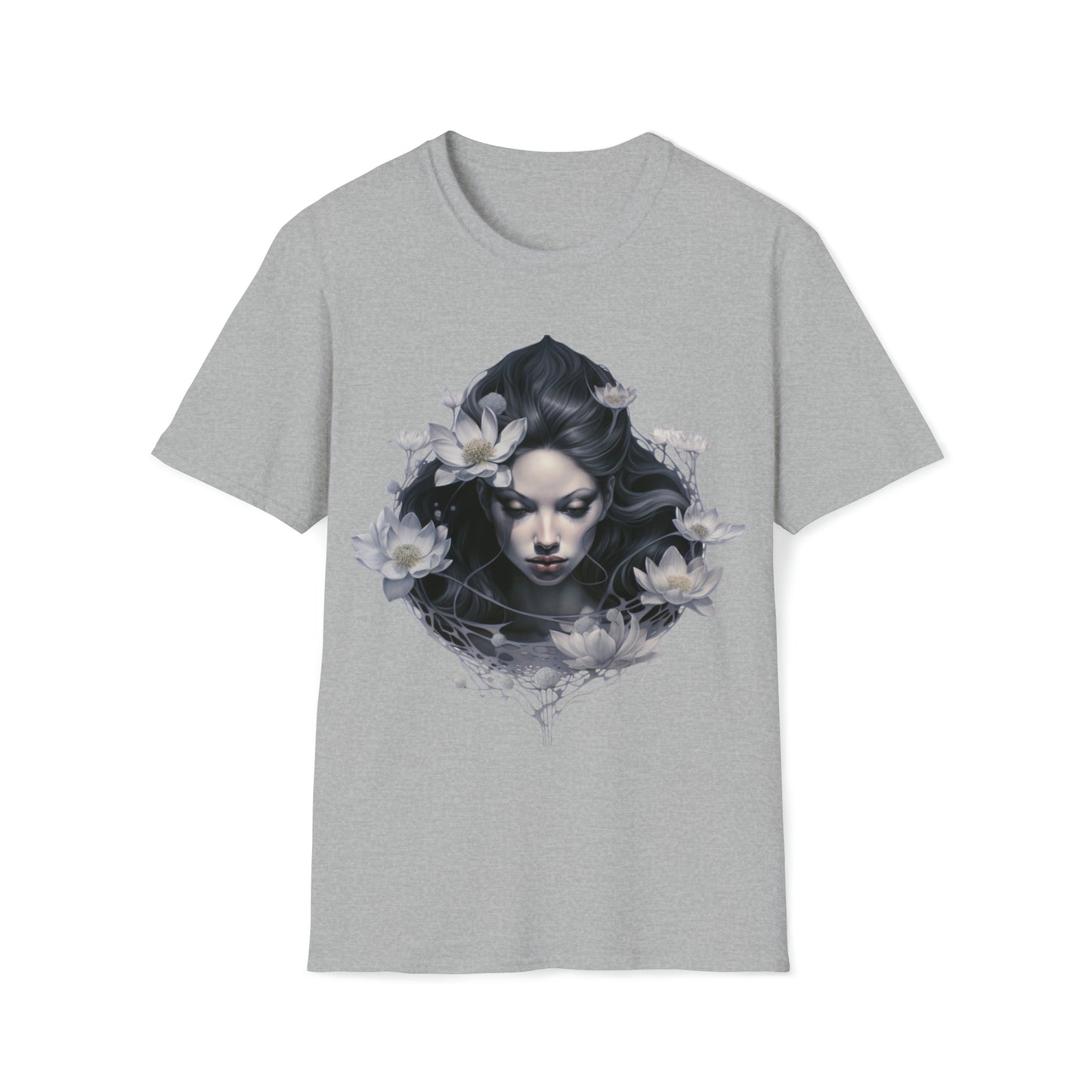 Lotus Blossom Horror Dark Fairy T-Shirt, Fairycore, Gift for her.