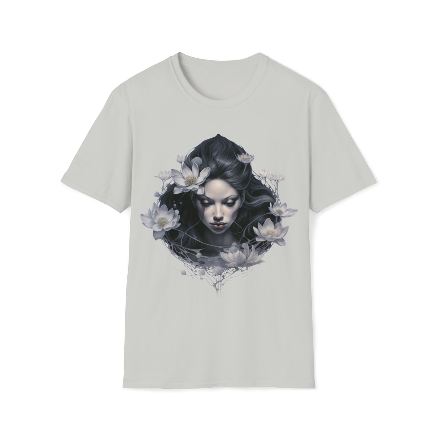 Lotus Blossom Horror Dark Fairy T-Shirt, Fairycore, Gift for her.