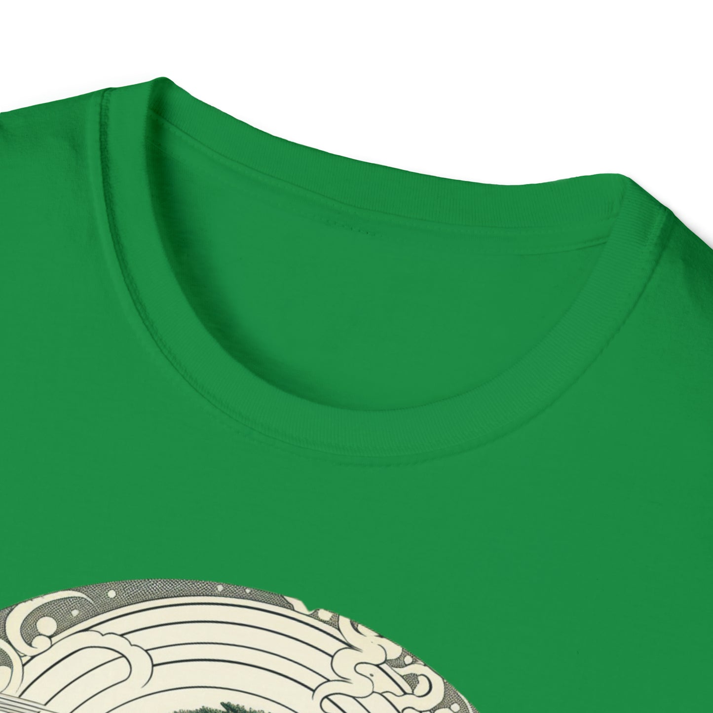 Green Zen Garden Tee Shirt, Meditate by the Serene Pond, Green Zen Garden Tee, Meditation Pond Shirt, Serene Nature Tee, Mindfulness Apparel