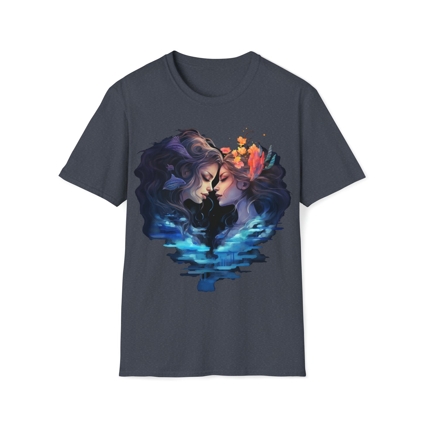 Mermaid Love Tee Shirt - Dive into the Sea of Romance!