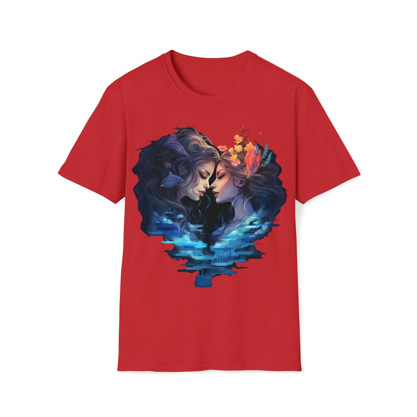 Mermaid Love Tee Shirt - Dive into the Sea of Romance!