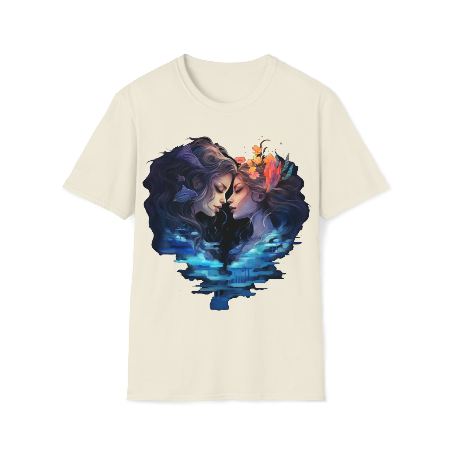Mermaid Love Tee Shirt - Dive into the Sea of Romance!