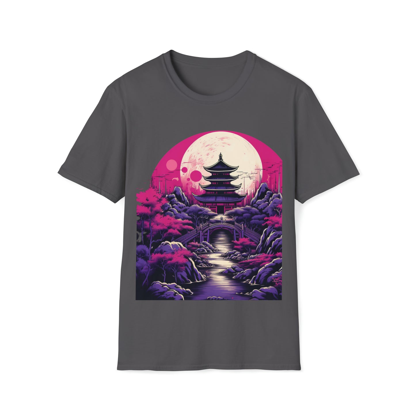 Sacredelic Zen Garden Tee Shirt - Zen Techno Harmony for Mindful Souls! Sacredelic Tee Shirt, Zen Garden Techno, Mindful Soul Shirt, Harmon