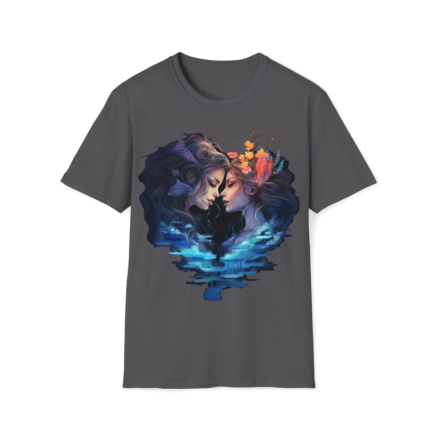 Mermaid Love Tee Shirt - Dive into the Sea of Romance!