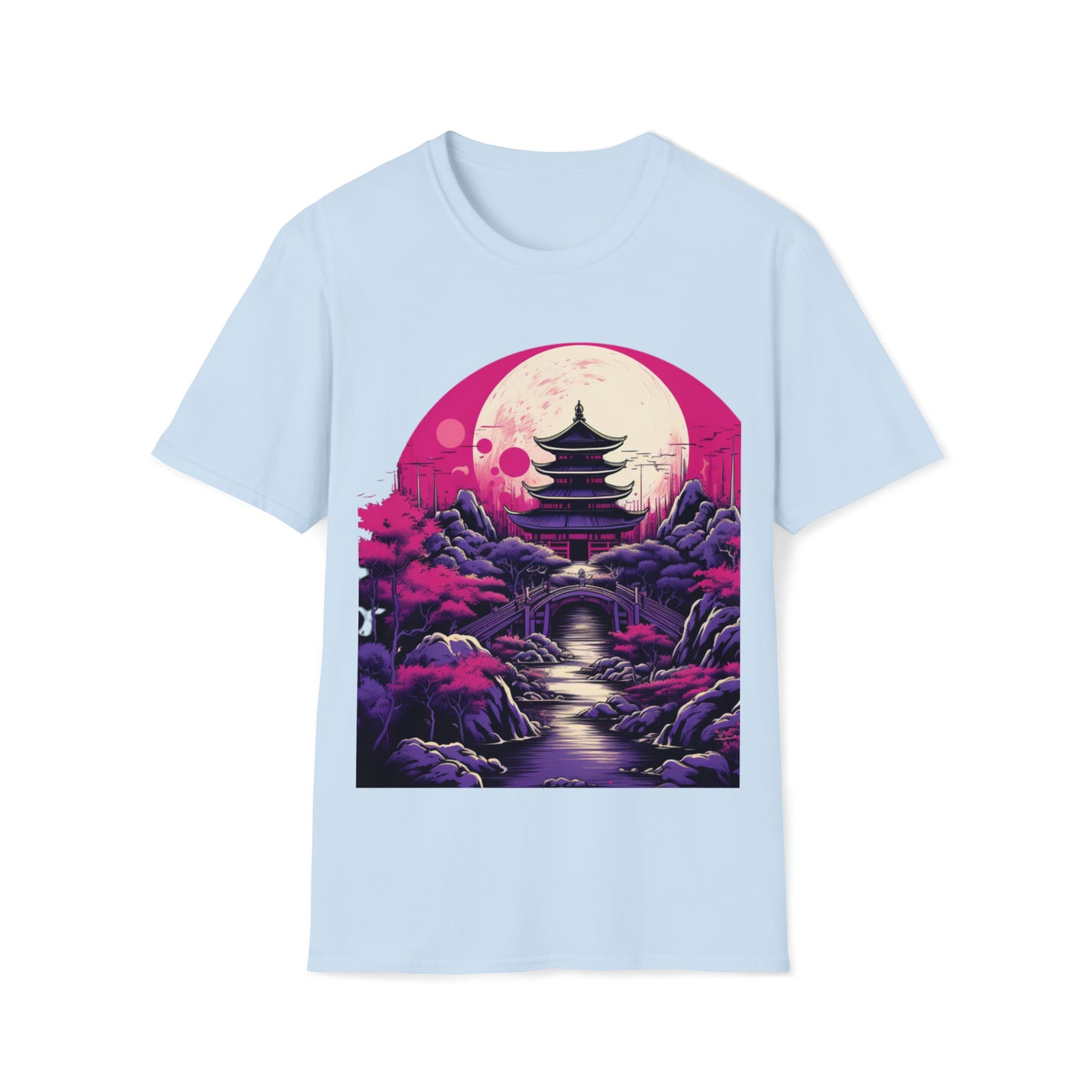 Sacredelic Zen Garden Tee Shirt - Zen Techno Harmony for Mindful Souls! Sacredelic Tee Shirt, Zen Garden Techno, Mindful Soul Shirt, Harmon