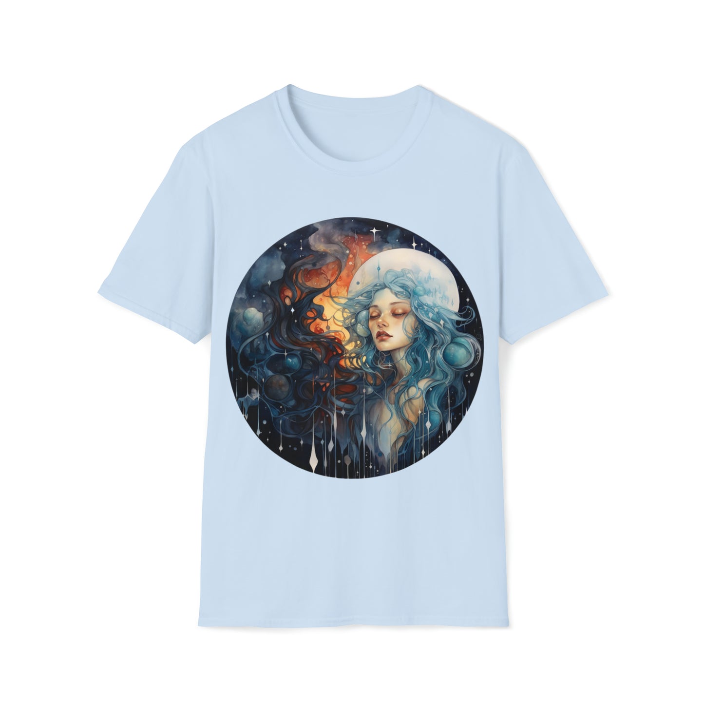 Cosmic Horror Dark Fairies - Enchanting Watercolor Art T-Shirt, Fairycore, Whimsical Dark Fairies, Dark Fae,