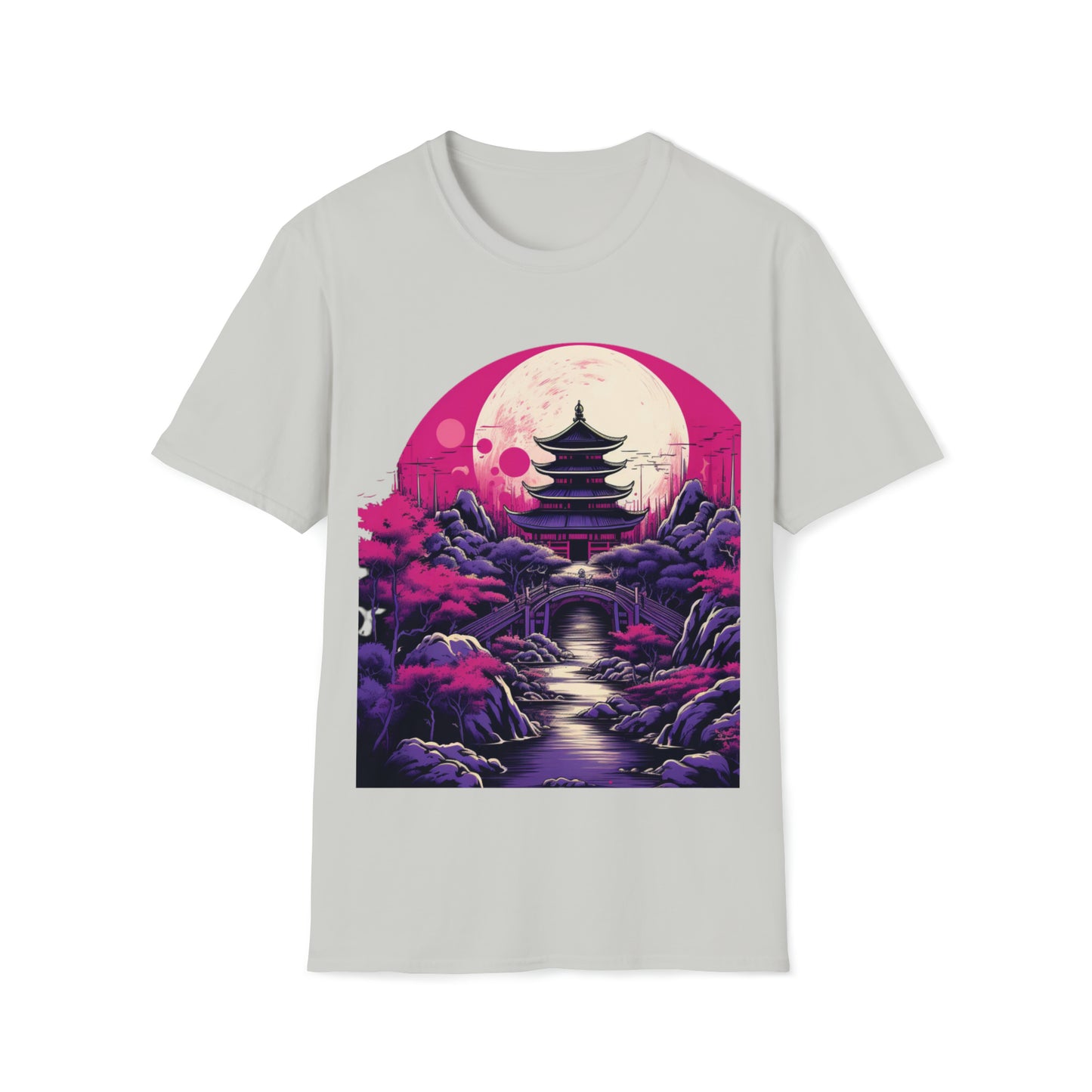 Sacredelic Zen Garden Tee Shirt - Zen Techno Harmony for Mindful Souls! Sacredelic Tee Shirt, Zen Garden Techno, Mindful Soul Shirt, Harmon