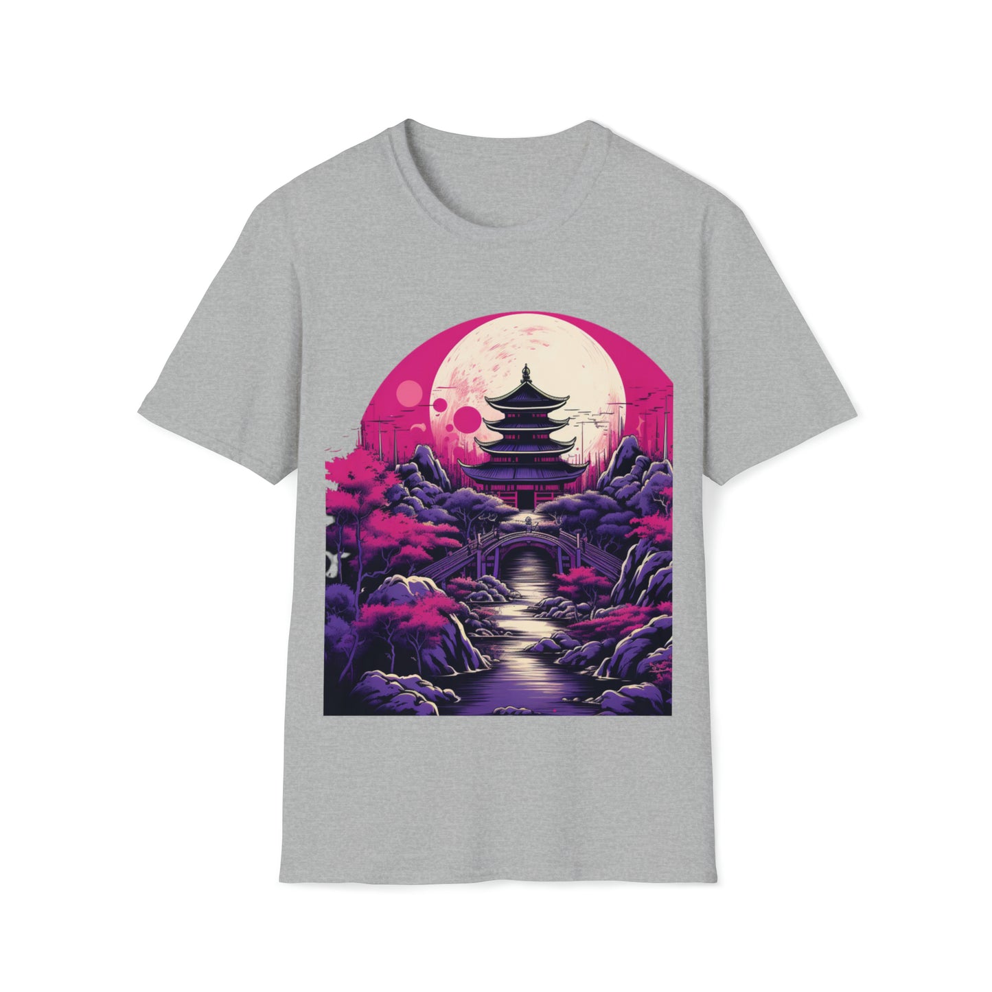 Sacredelic Zen Garden Tee Shirt - Zen Techno Harmony for Mindful Souls! Sacredelic Tee Shirt, Zen Garden Techno, Mindful Soul Shirt, Harmon