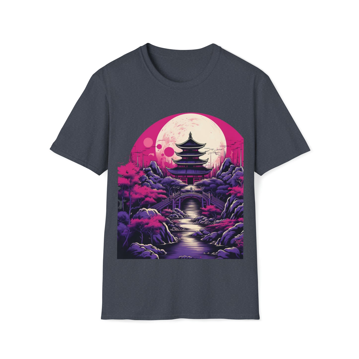 Sacredelic Zen Garden Tee Shirt - Zen Techno Harmony for Mindful Souls! Sacredelic Tee Shirt, Zen Garden Techno, Mindful Soul Shirt, Harmon
