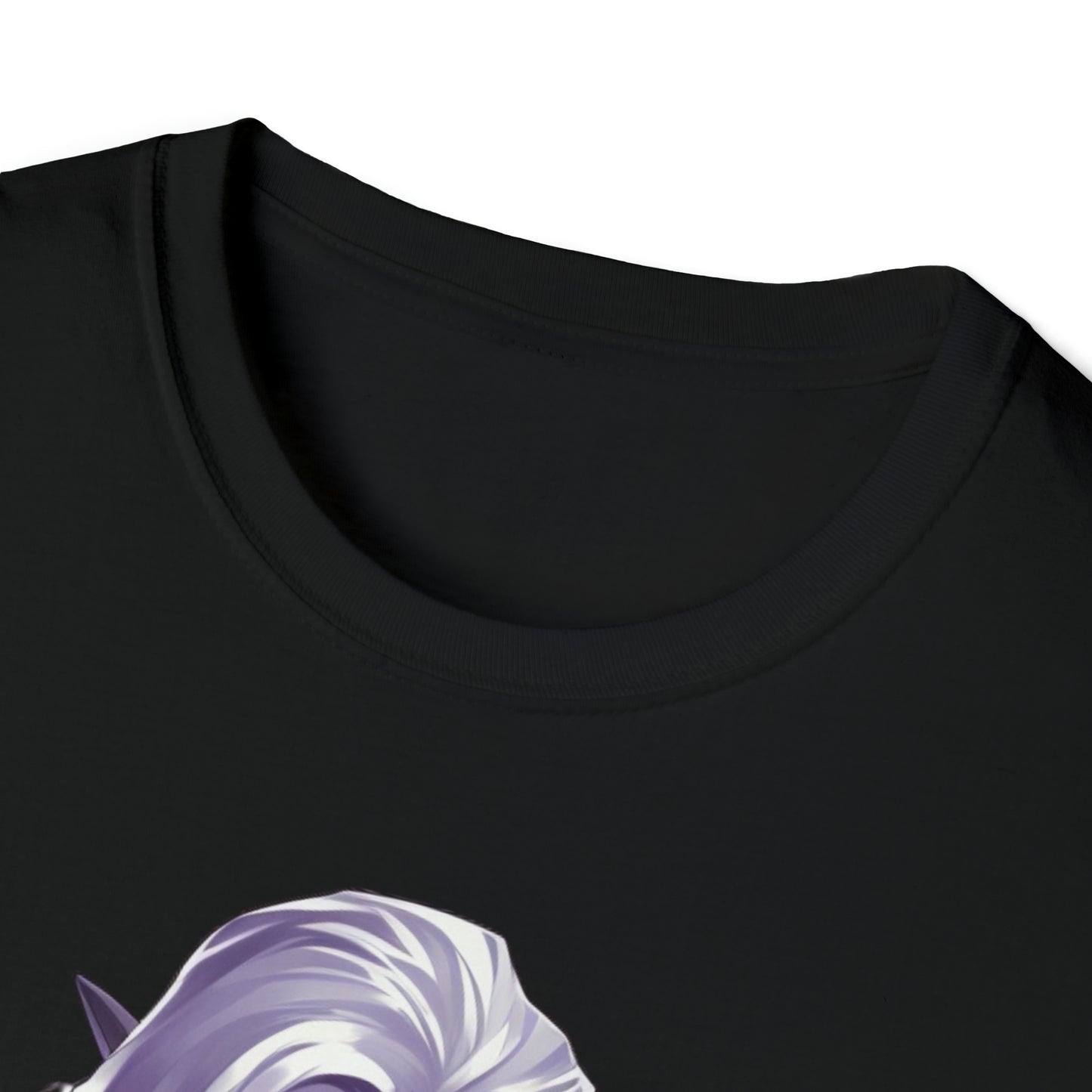 Enchanting Gothic Female Drow Elf - Dark Hair, Purple Eyes T-Shirt, Gothic Female Drow Elf, Dark Hair, Purple Eyes, Gift for her,