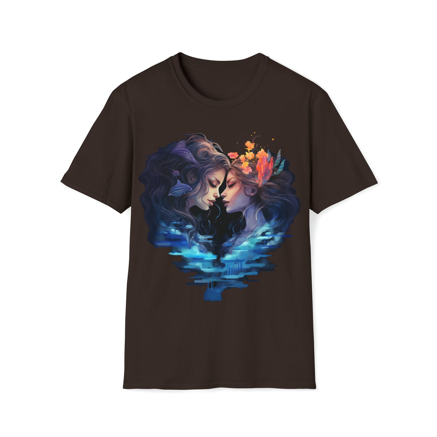 Mermaid Love Tee Shirt - Dive into the Sea of Romance!