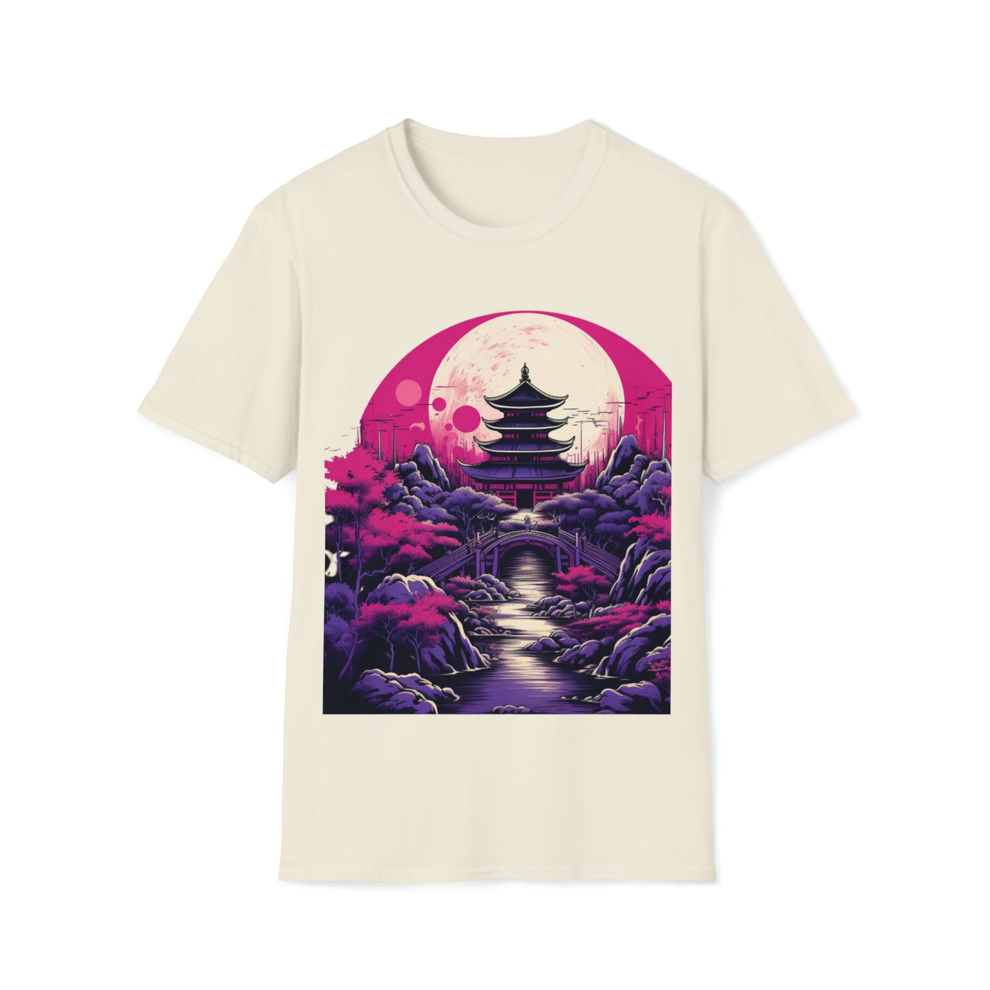 Sacredelic Zen Garden Tee Shirt - Zen Techno Harmony for Mindful Souls! Sacredelic Tee Shirt, Zen Garden Techno, Mindful Soul Shirt, Harmon