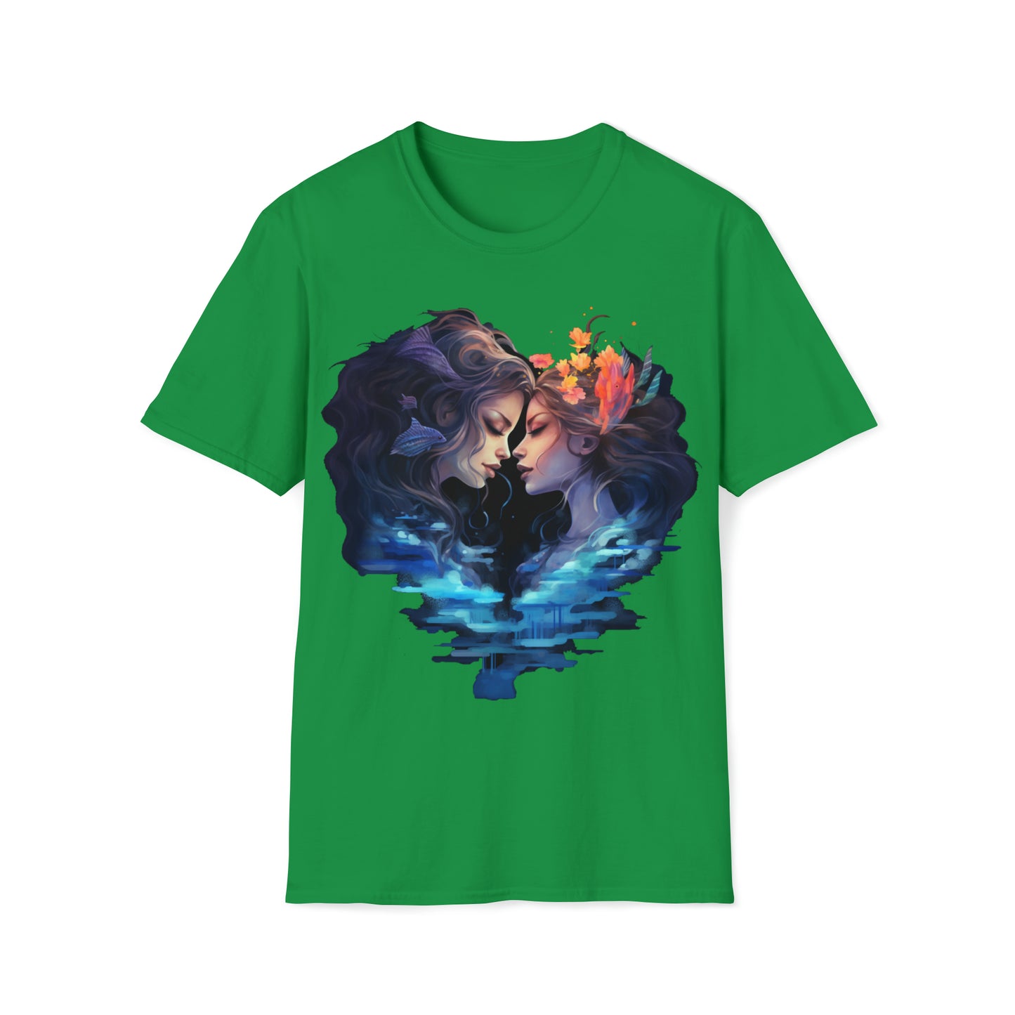 Mermaid Love Tee Shirt - Dive into the Sea of Romance!