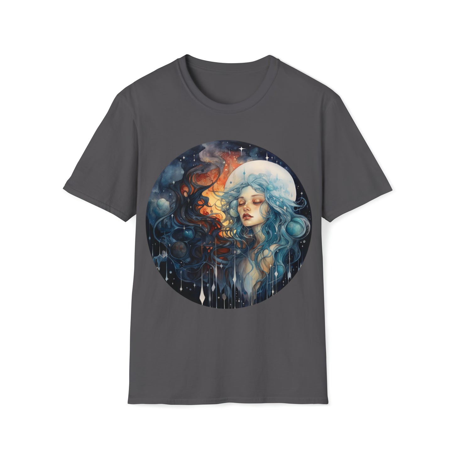 Cosmic Horror Dark Fairies - Enchanting Watercolor Art T-Shirt, Fairycore, Whimsical Dark Fairies, Dark Fae,
