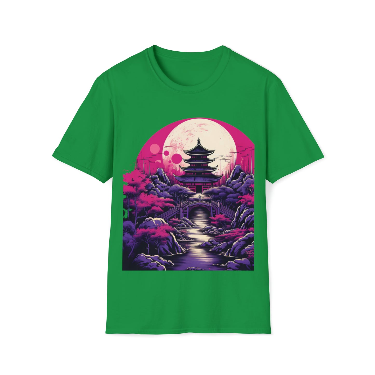 Sacredelic Zen Garden Tee Shirt - Zen Techno Harmony for Mindful Souls! Sacredelic Tee Shirt, Zen Garden Techno, Mindful Soul Shirt, Harmon