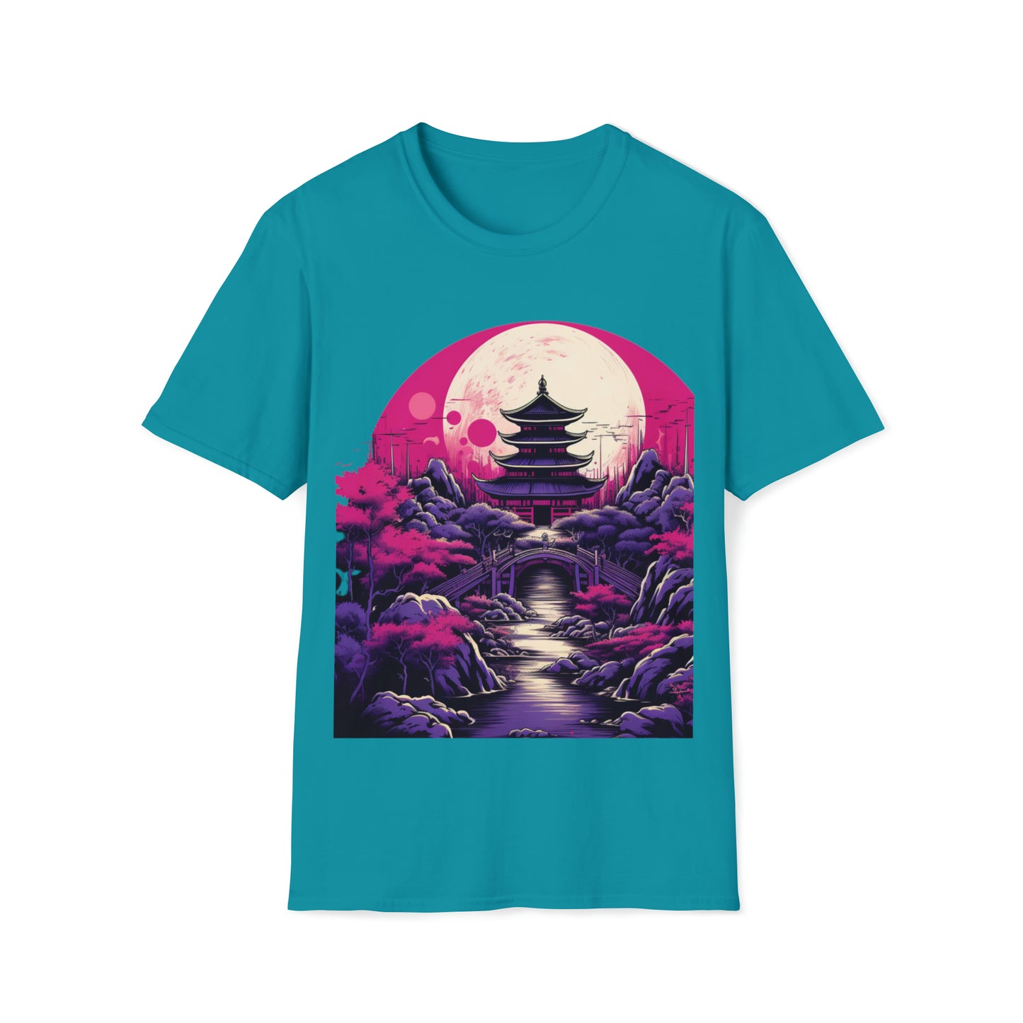 Sacredelic Zen Garden Tee Shirt - Zen Techno Harmony for Mindful Souls! Sacredelic Tee Shirt, Zen Garden Techno, Mindful Soul Shirt, Harmon