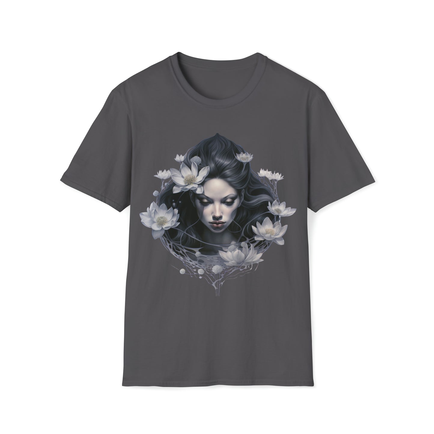 Lotus Blossom Horror Dark Fairy T-Shirt, Fairycore, Gift for her.