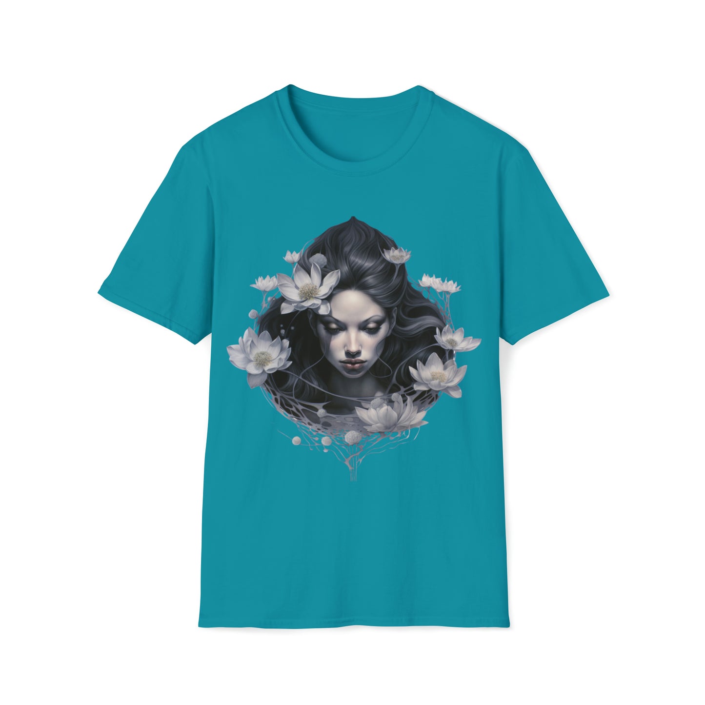 Lotus Blossom Horror Dark Fairy T-Shirt, Fairycore, Gift for her.