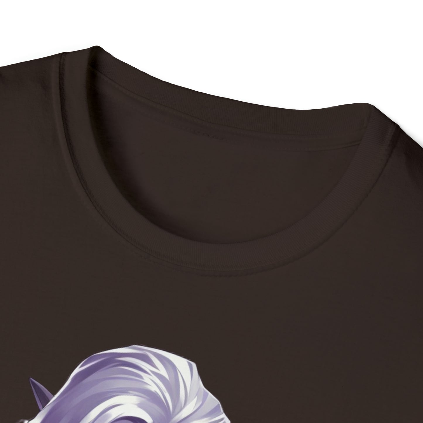 Enchanting Gothic Female Drow Elf - Dark Hair, Purple Eyes T-Shirt, Gothic Female Drow Elf, Dark Hair, Purple Eyes, Gift for her,