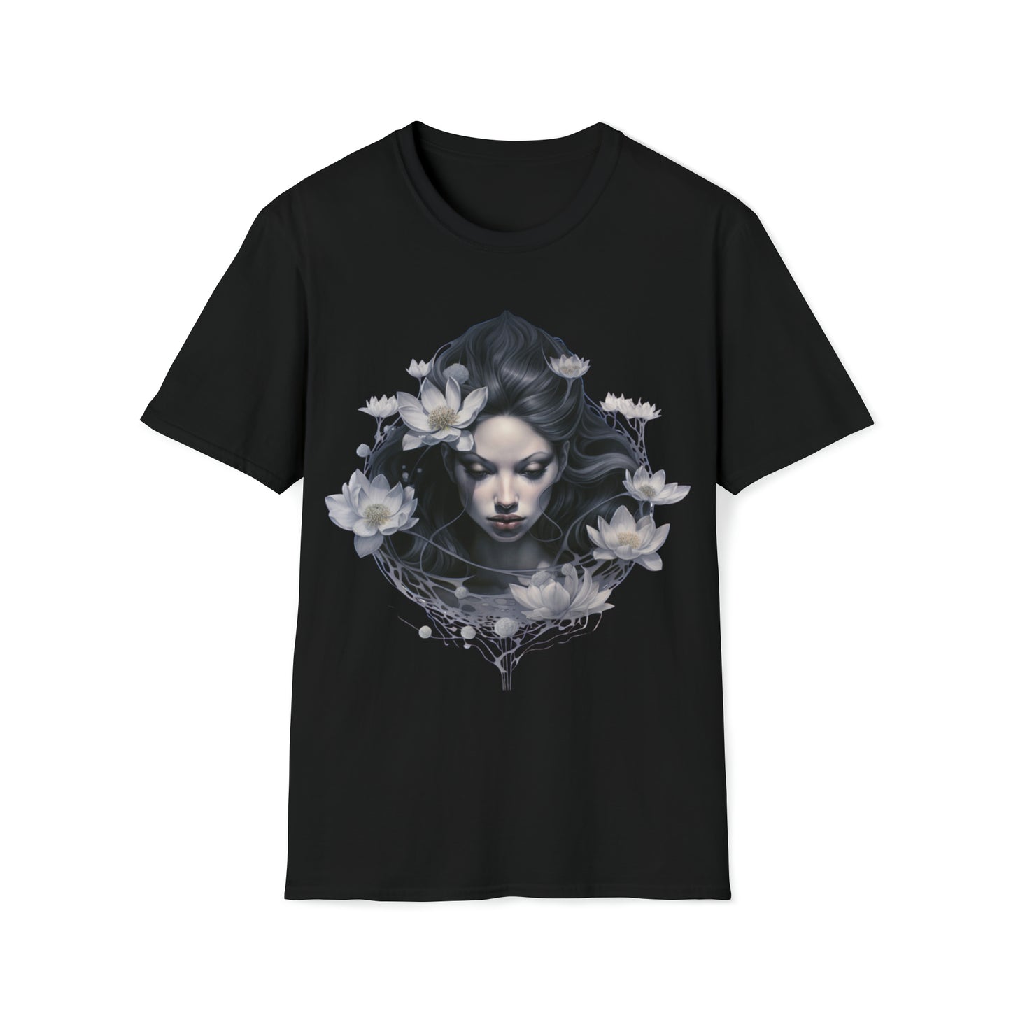 Lotus Blossom Horror Dark Fairy T-Shirt, Fairycore, Gift for her.