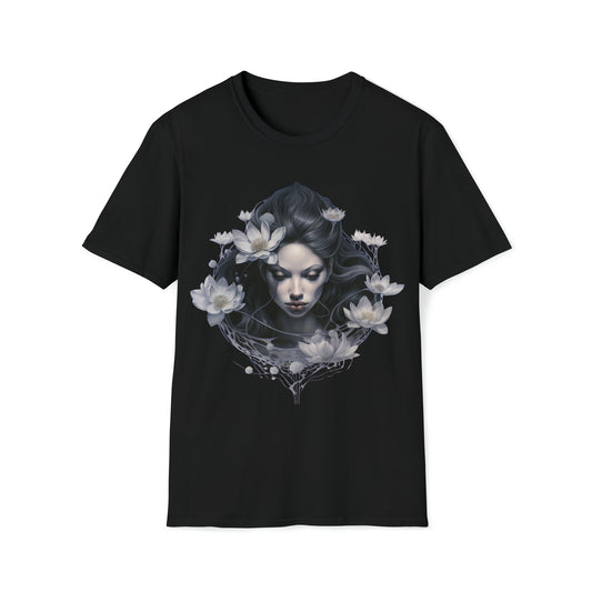 Lotus Blossom Horror Dark Fairy T-Shirt, Fairycore, Gift for her.