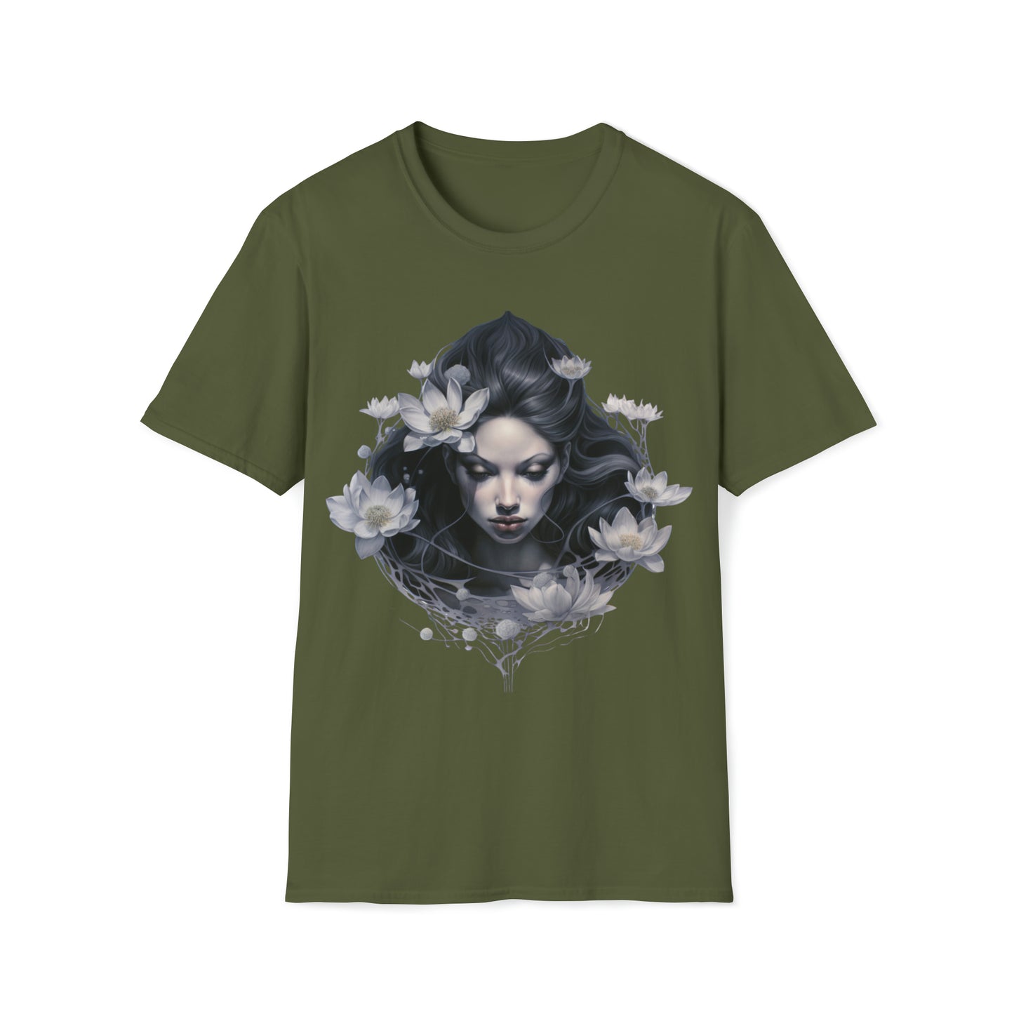 Lotus Blossom Horror Dark Fairy T-Shirt, Fairycore, Gift for her.