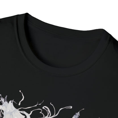 Horror Dark Fairies Watercolor Art Tee Shirt - Mystical Fantasy Fashion, Horror Fantasy,