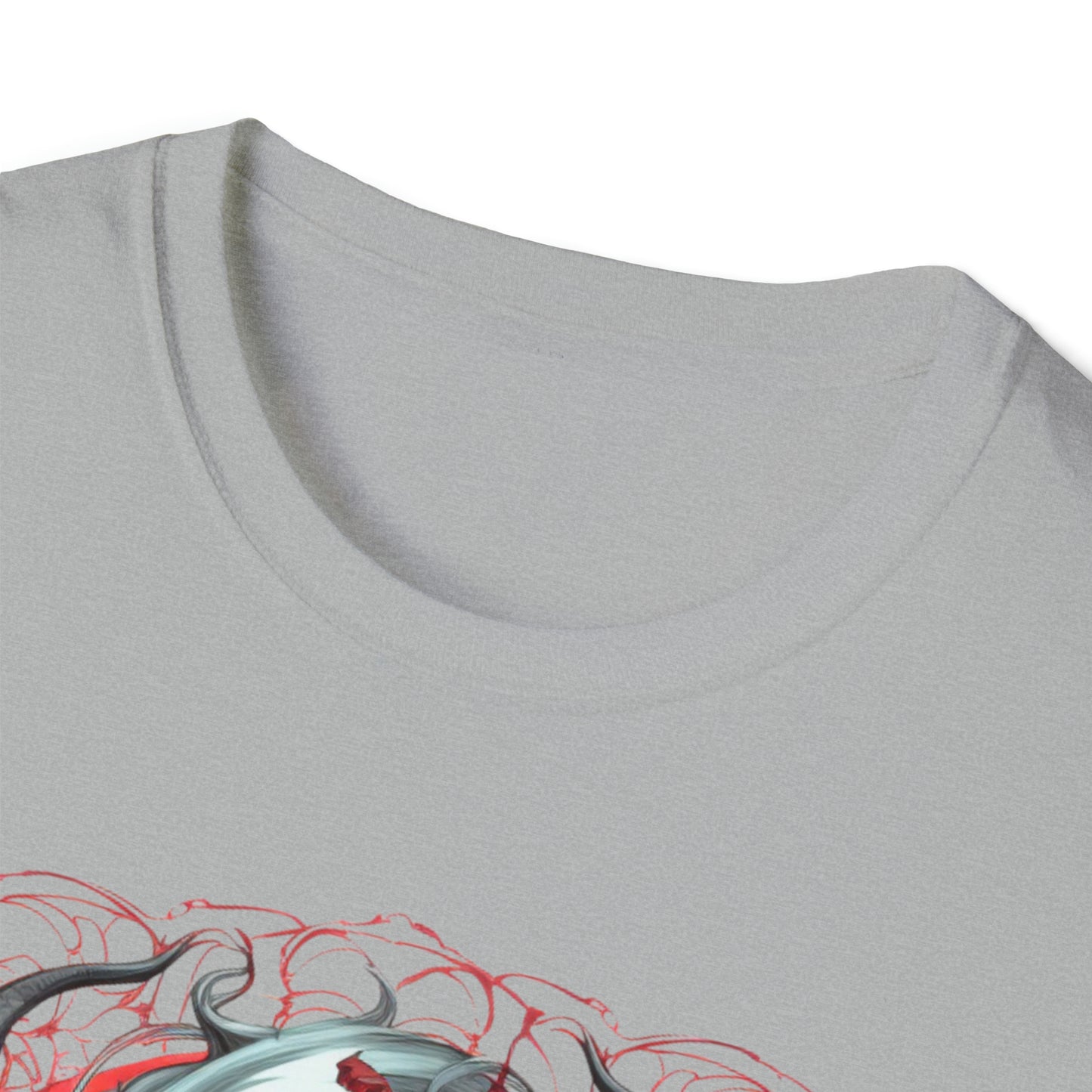 Mythical Fantasy Fairy Life Blood Scythe - Skulls, Roses, and Beautiful Woman - Enchanting Gothic T-Shirt, Gift for her, Witchy Gift.
