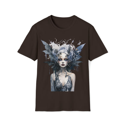 Horror Dark Fairies Watercolor Art Tee Shirt - Mystical Fantasy Fashion, Horror Fantasy,