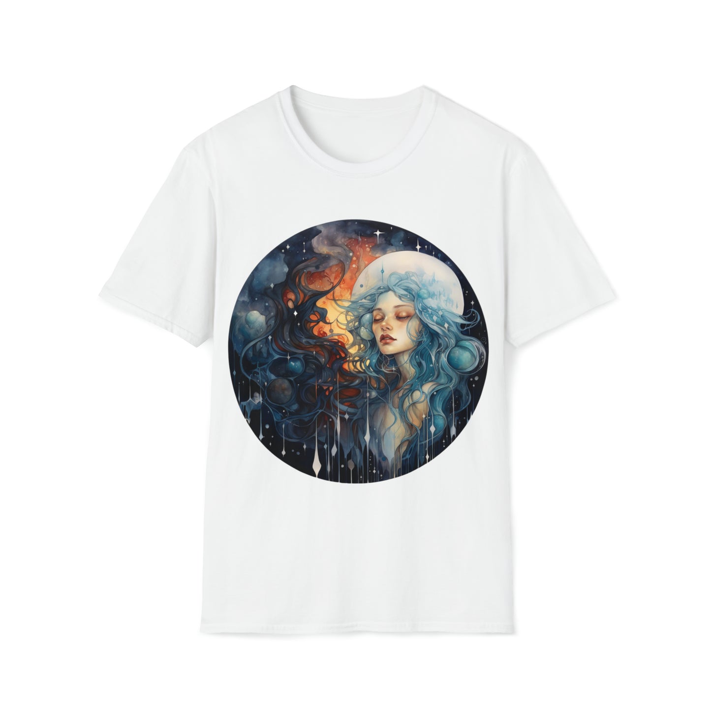 Cosmic Horror Dark Fairies - Enchanting Watercolor Art T-Shirt, Fairycore, Whimsical Dark Fairies, Dark Fae,