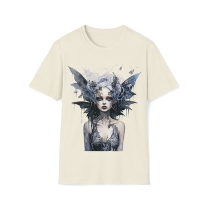 Horror Dark Fairies Watercolor Art Tee Shirt - Mystical Fantasy Fashion, Horror Fantasy,