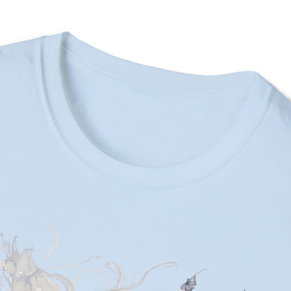 Horror Dark Fairies Watercolor Art Tee Shirt - Mystical Fantasy Fashion, Horror Fantasy,