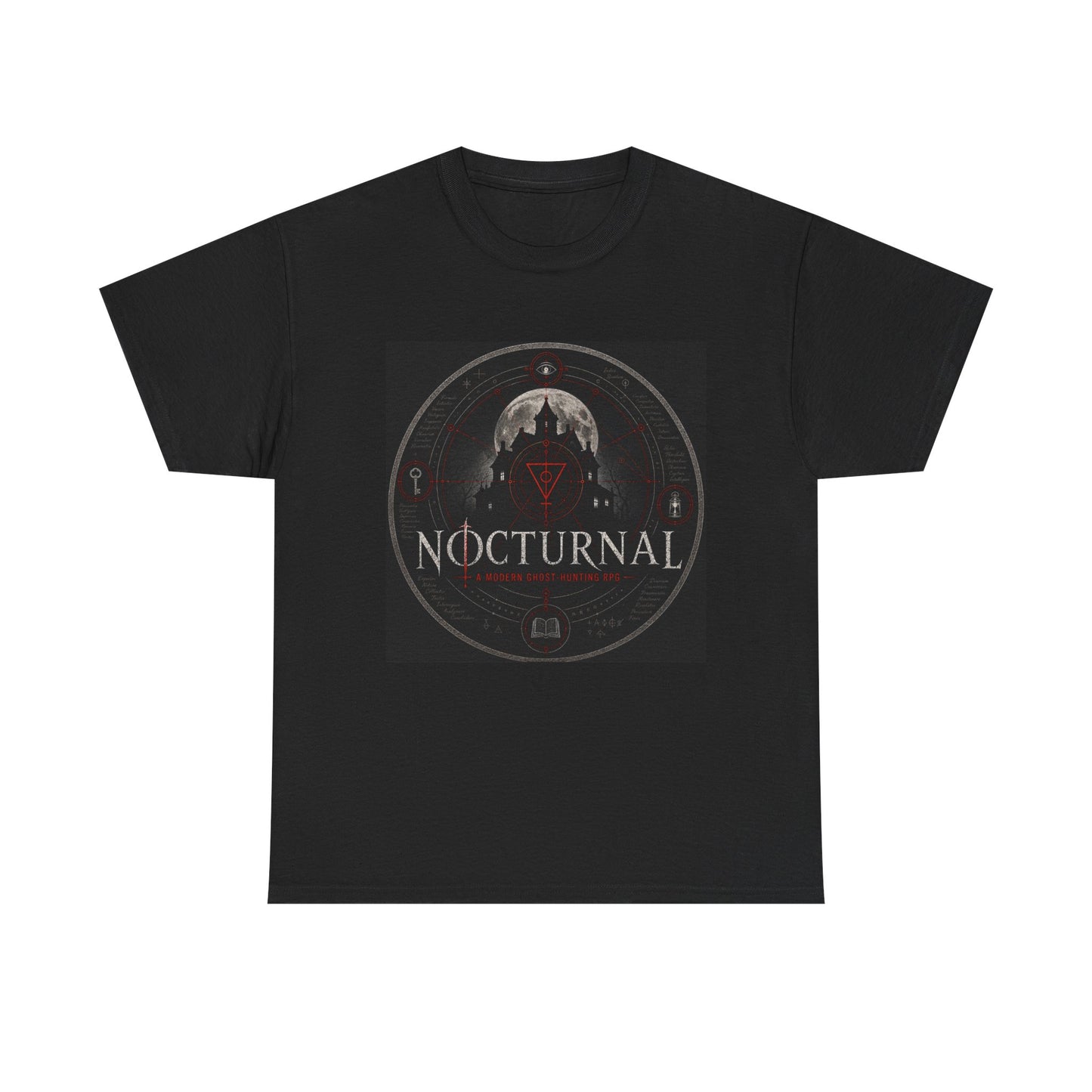 Nocturnal Graphic Tee — Modern Ghost Hunting RPG