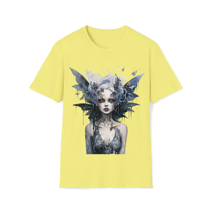Horror Dark Fairies Watercolor Art Tee Shirt - Mystical Fantasy Fashion, Horror Fantasy,