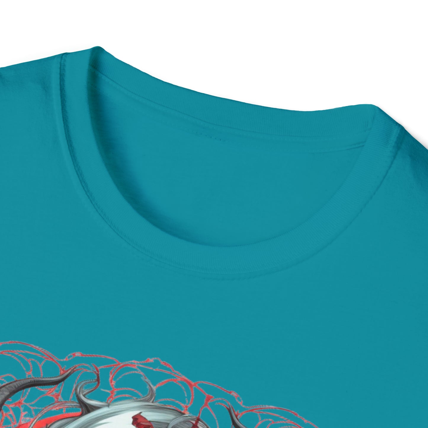 Mythical Fantasy Fairy Life Blood Scythe - Skulls, Roses, and Beautiful Woman - Enchanting Gothic T-Shirt, Gift for her, Witchy Gift.